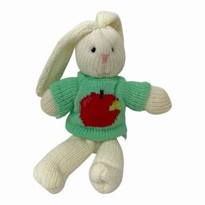 Jointed Baby Rabbit Knit Plush Bunny in Pastel Sweater‎ Sweater Fully Knit